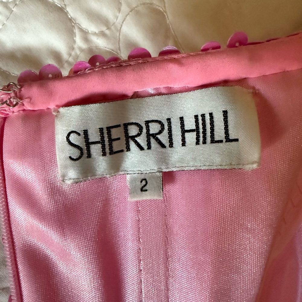 Sherri Hill pink strapless dress #55462 - Picture 7 of 15